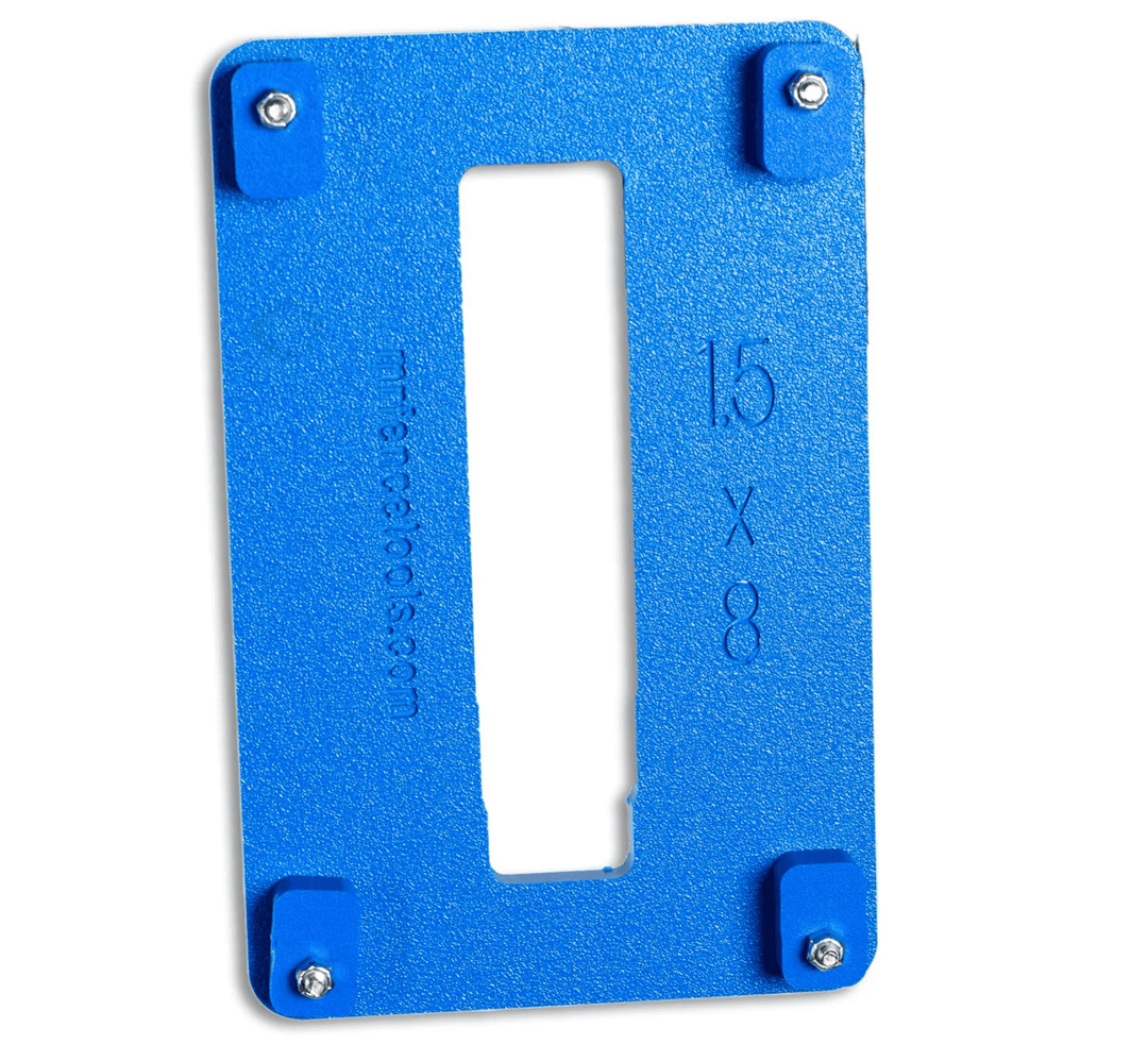 Mr. Fence - EZ Template™ Inserts for EZ Hole Template Frame Mr. Fence - EZ Template™ Inserts for EZ Hole Template Frame 1 1/2" x 8" Deco - Frame Combo Fence Armor