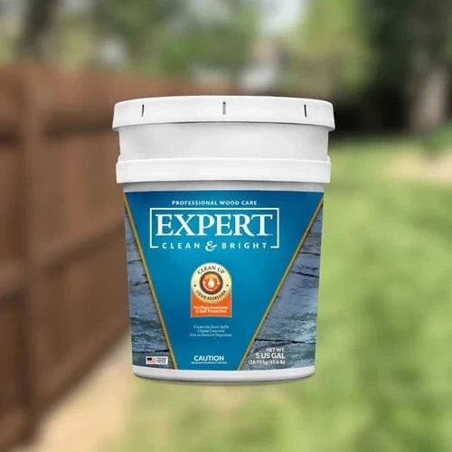 EXPERT Wood Care - Clean Up Degreaser EXPERT Wood Care - Clean Up Degreaser 5 Gallons - Makes 25 Gallons Wood Restoration Products Stain & Seal Experts Store