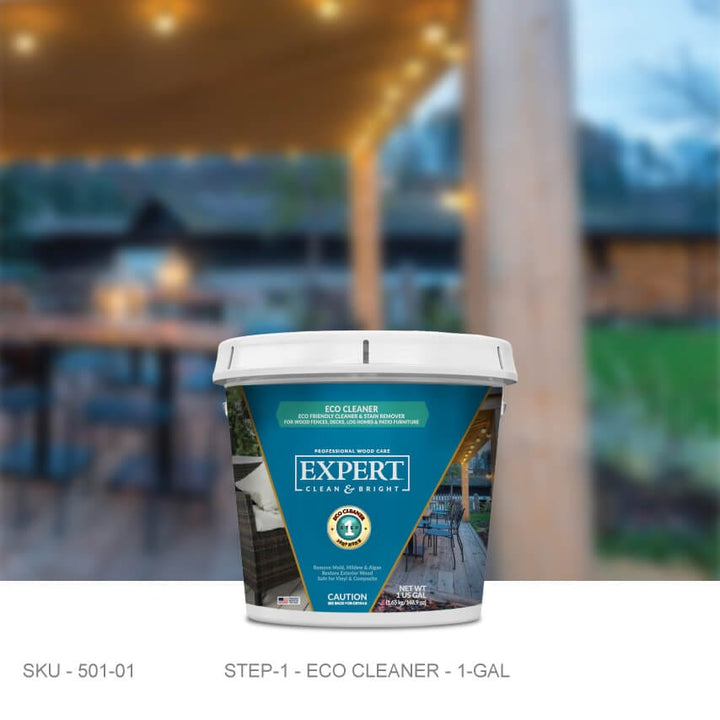 EXPERT Wood Care - Eco Cleaner EXPERT Wood Care - Eco Cleaner 1 Gallon Wood Restoration Products Stain & Seal Experts Store