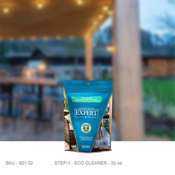 EXPERT Wood Care - Eco Cleaner EXPERT Wood Care - Eco Cleaner 32 oz Wood Restoration Products Stain & Seal Experts Store