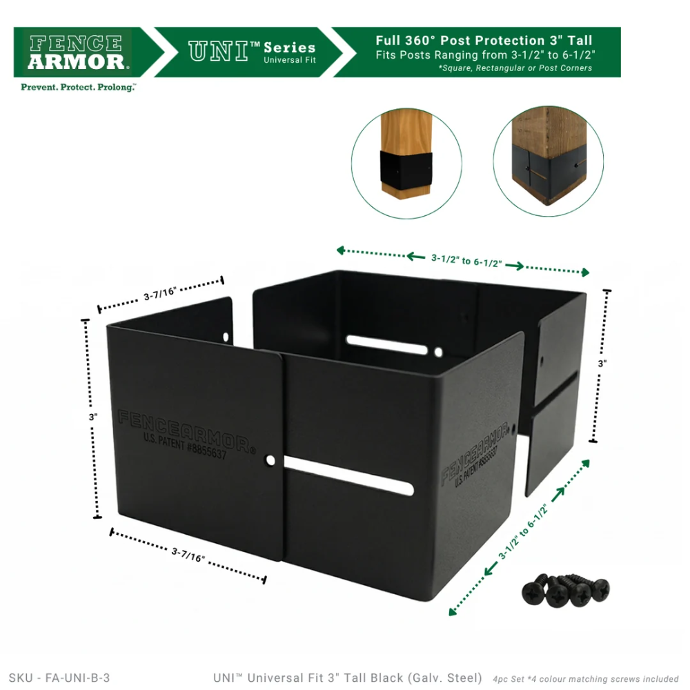 3" & 6" Tall Universal Fit (UNI) PostGuard