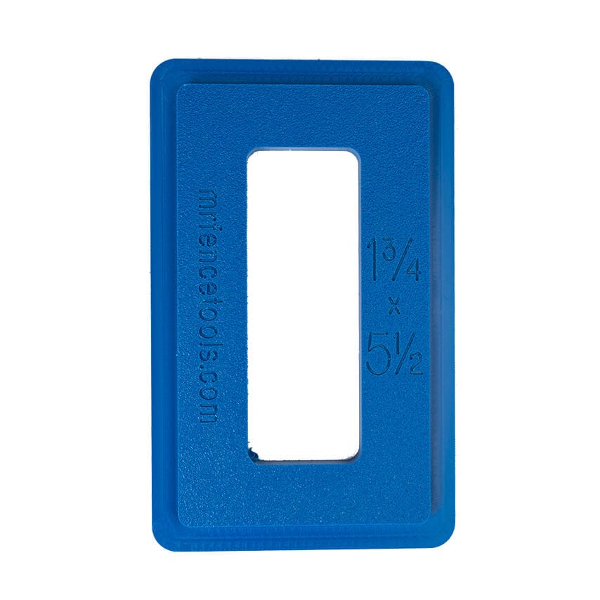 Mr. Fence - EZ Template™ Inserts for EZ Hole Template Frame Mr. Fence - EZ Template™ Inserts for EZ Hole Template Frame 1 3/4" x 5 1/2" Fence Armor