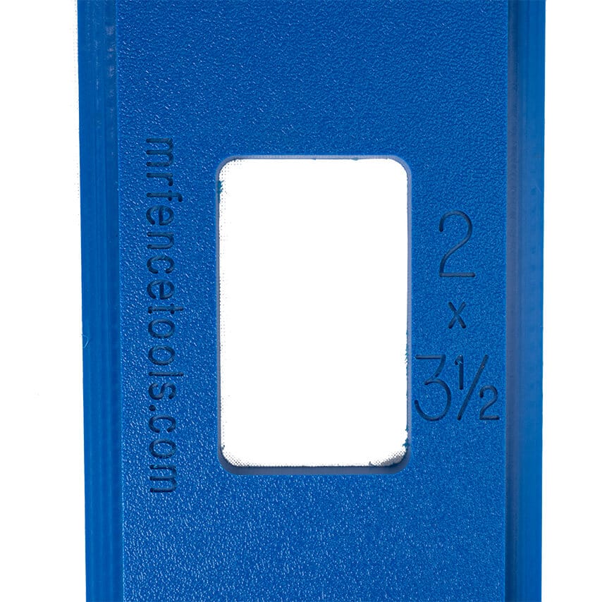 Mr. Fence - EZ Template™ Inserts for EZ Hole Template Frame Mr. Fence - EZ Template™ Inserts for EZ Hole Template Frame 2" x 3.5" Fence Armor