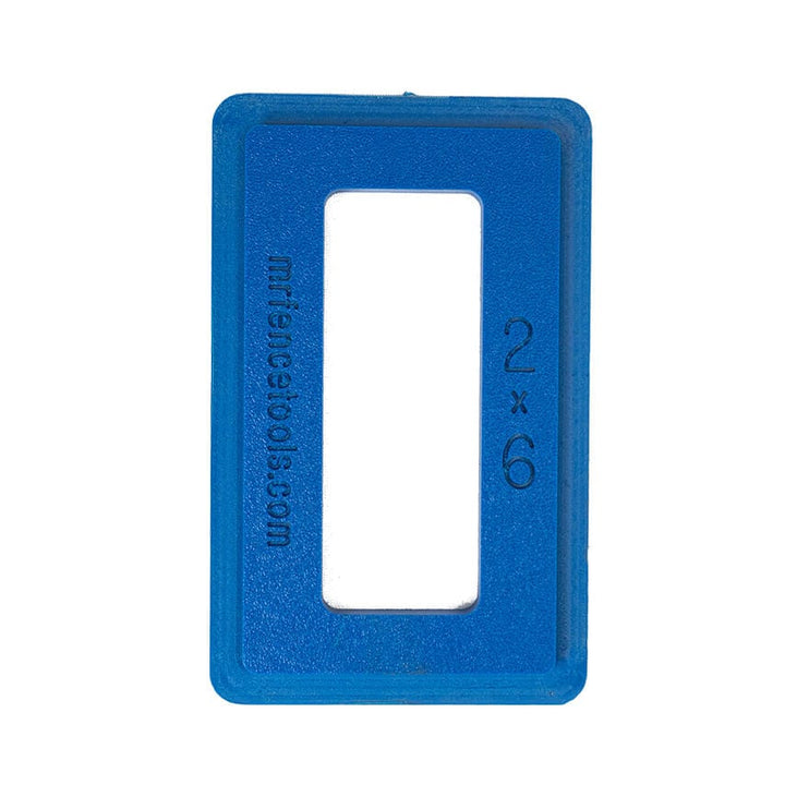 Mr. Fence - EZ Template™ Inserts for EZ Hole Template Frame Mr. Fence - EZ Template™ Inserts for EZ Hole Template Frame 2" x 6" Fence Armor
