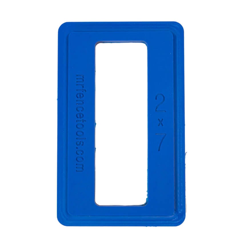 Mr. Fence - EZ Template™ Inserts for EZ Hole Template Frame Mr. Fence - EZ Template™ Inserts for EZ Hole Template Frame 2" x 7" Fence Armor