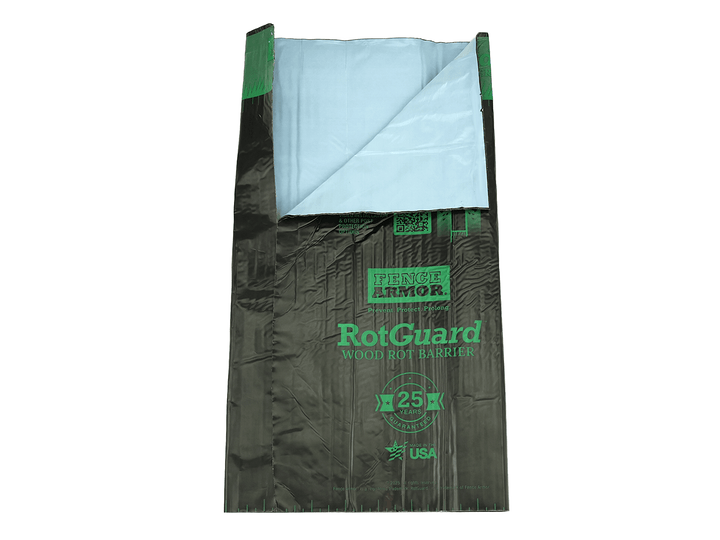 RotGuard™ - 4x4 Series RotGuard™ - 4x4 Series 4x4 Posts or smaller RotGuard™ self-adhesive wrap - Rot Barrier Fence Armor