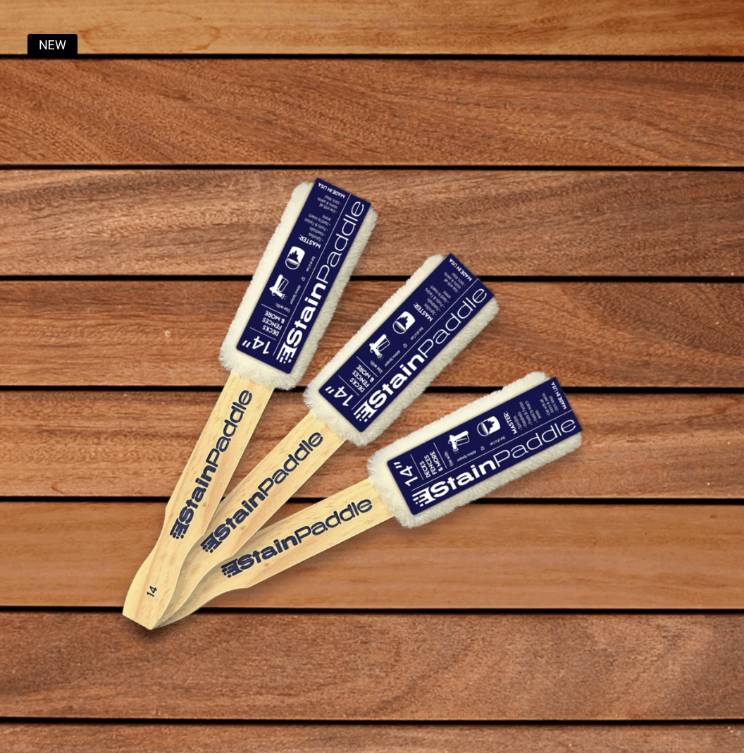 StainPaddle™ Wool Stain Applicator (14” & 21”) StainPaddle™ Wool Stain Applicator (14” & 21”) for Decks & Fences 14" / 3 Wood Restoration Products Fence Armor