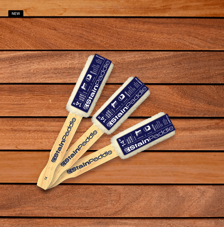 StainPaddle™ Wool Stain Applicator (14” & 21”) StainPaddle™ Wool Stain Applicator (14” & 21”) for Decks & Fences 14" / 3 Wood Restoration Products Fence Armor