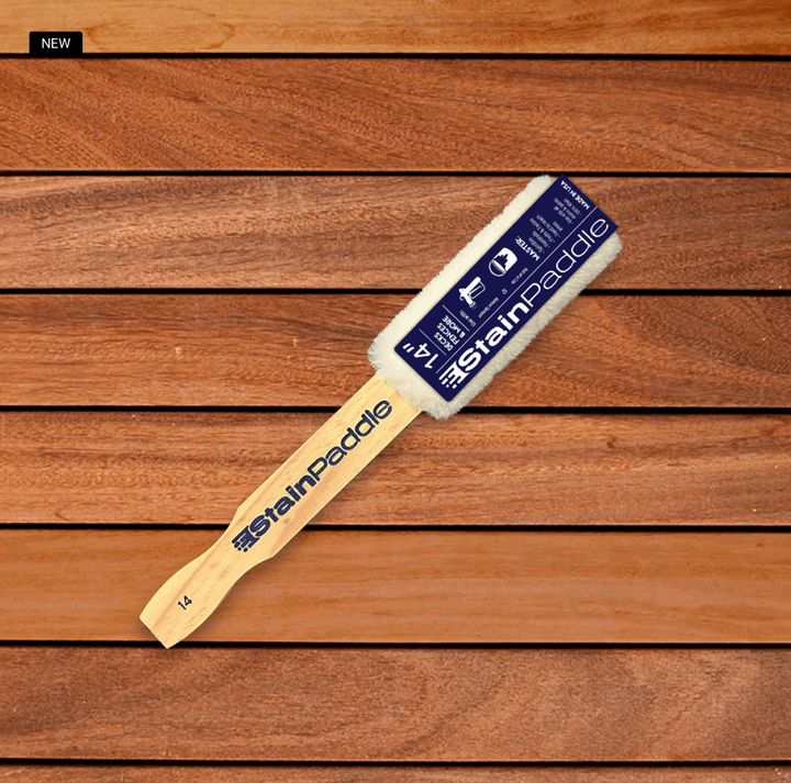 StainPaddle™ Wool Stain Applicator (14” & 21”) StainPaddle™ Wool Stain Applicator (14” & 21”) for Decks & Fences Wood Restoration Products Fence Armor