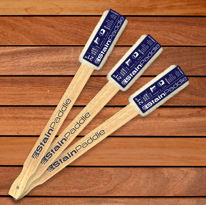 StainPaddle™ Wool Stain Applicator (14” & 21”) StainPaddle™ Wool Stain Applicator (14” & 21”) for Decks & Fences 21" / 3 Wood Restoration Products Fence Armor